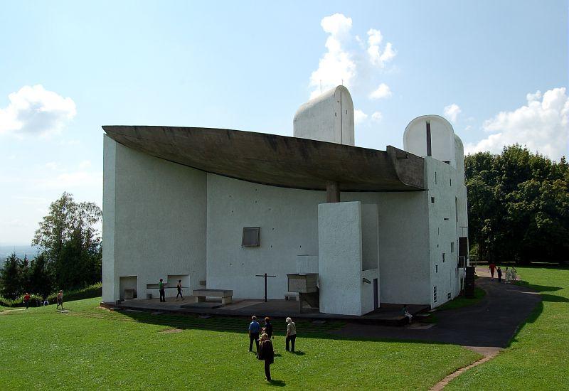 La chapelle de Ronchamp, patrimoine mondial de l’UNESCO, chef-d’œuvre de Le Corbusier